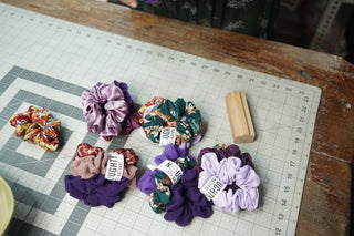 Zero Waste Scrunchies x3 